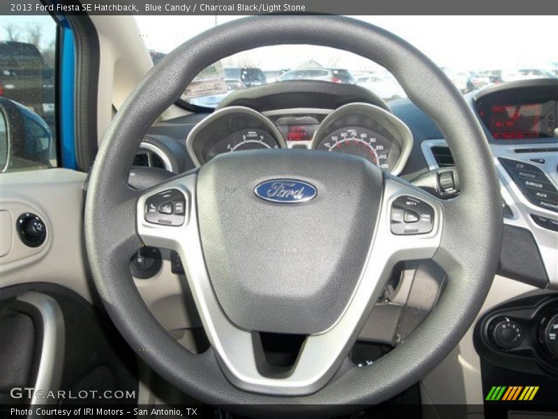 Blue Candy / Charcoal Black/Light Stone 2013 Ford Fiesta SE Hatchback