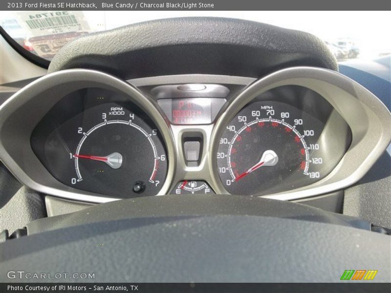 Blue Candy / Charcoal Black/Light Stone 2013 Ford Fiesta SE Hatchback