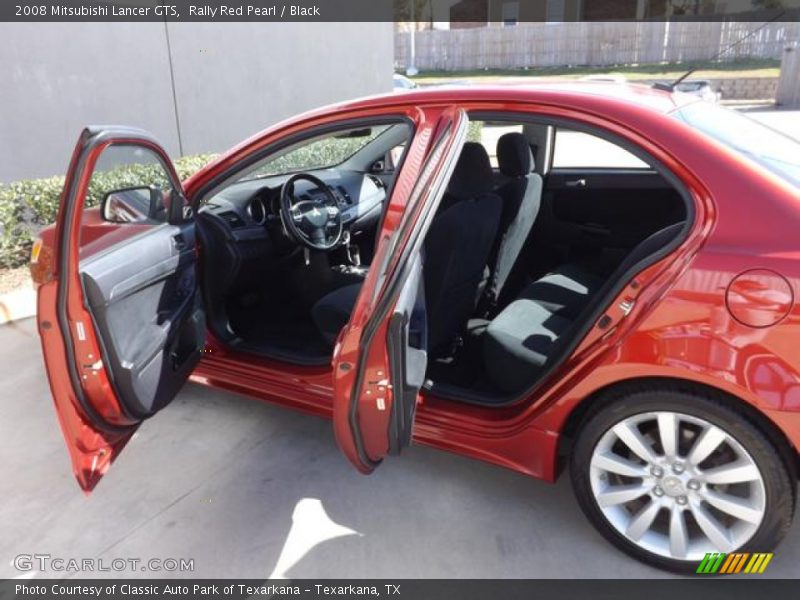 Rally Red Pearl / Black 2008 Mitsubishi Lancer GTS