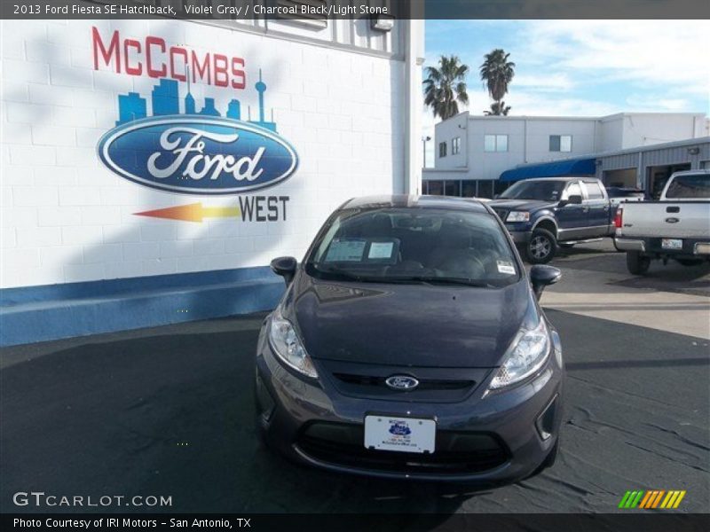 Violet Gray / Charcoal Black/Light Stone 2013 Ford Fiesta SE Hatchback