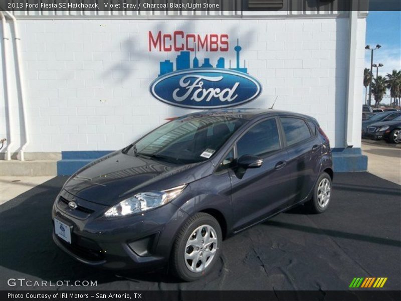 Violet Gray / Charcoal Black/Light Stone 2013 Ford Fiesta SE Hatchback