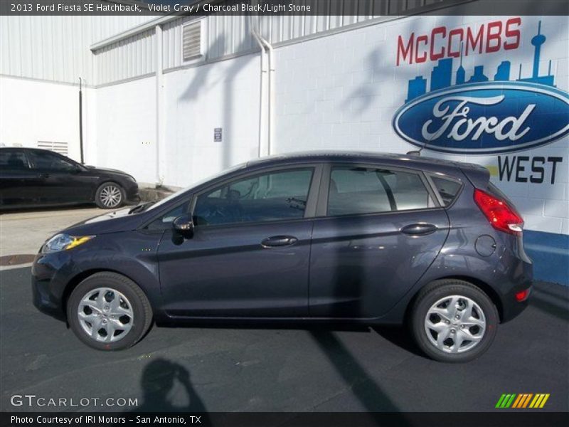 Violet Gray / Charcoal Black/Light Stone 2013 Ford Fiesta SE Hatchback
