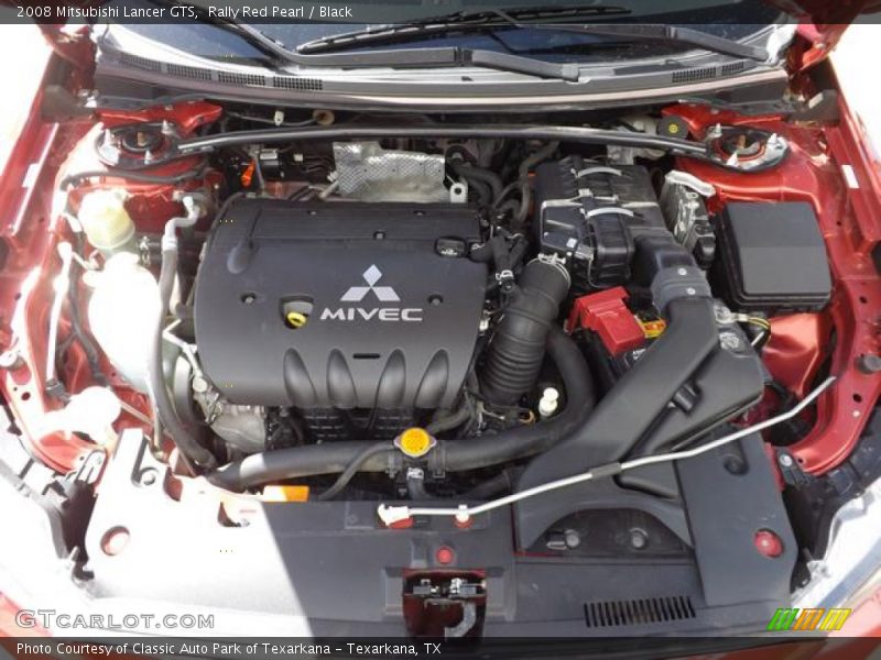 Rally Red Pearl / Black 2008 Mitsubishi Lancer GTS