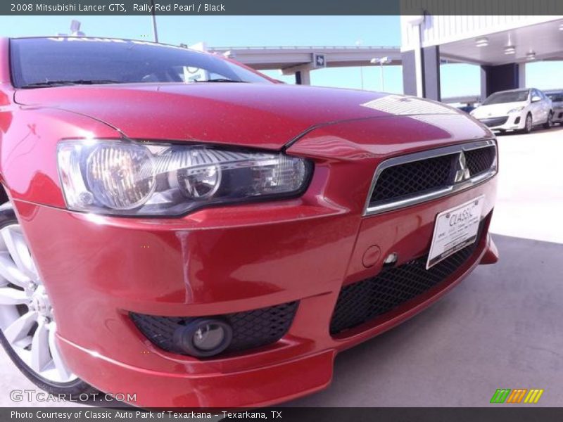 Rally Red Pearl / Black 2008 Mitsubishi Lancer GTS