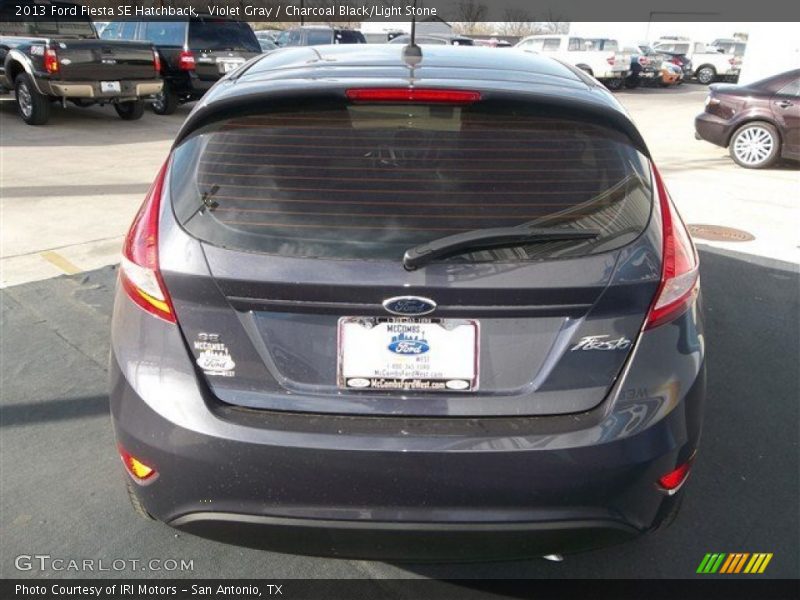 Violet Gray / Charcoal Black/Light Stone 2013 Ford Fiesta SE Hatchback
