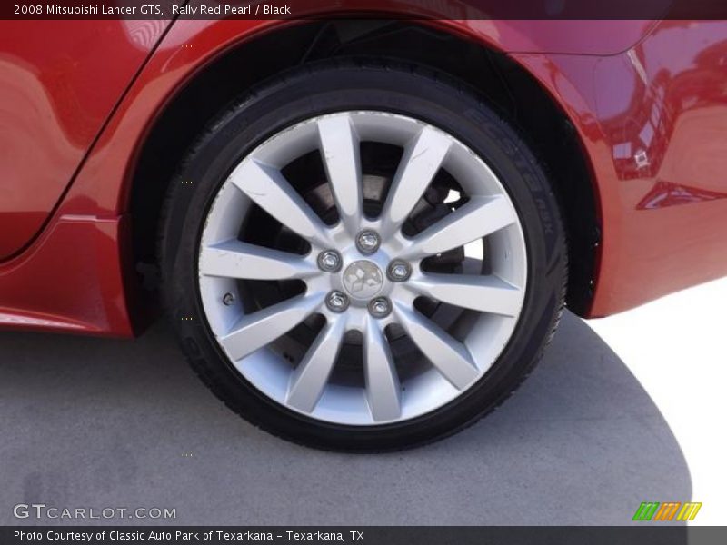 Rally Red Pearl / Black 2008 Mitsubishi Lancer GTS