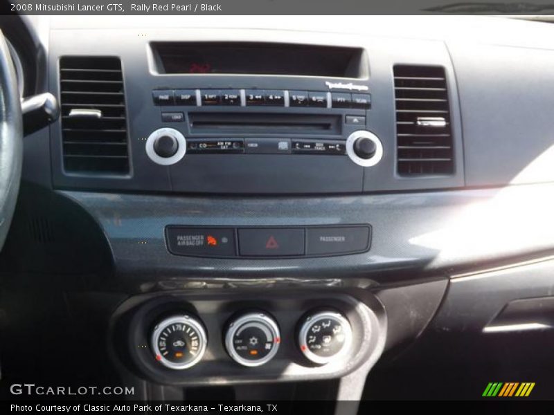 Rally Red Pearl / Black 2008 Mitsubishi Lancer GTS