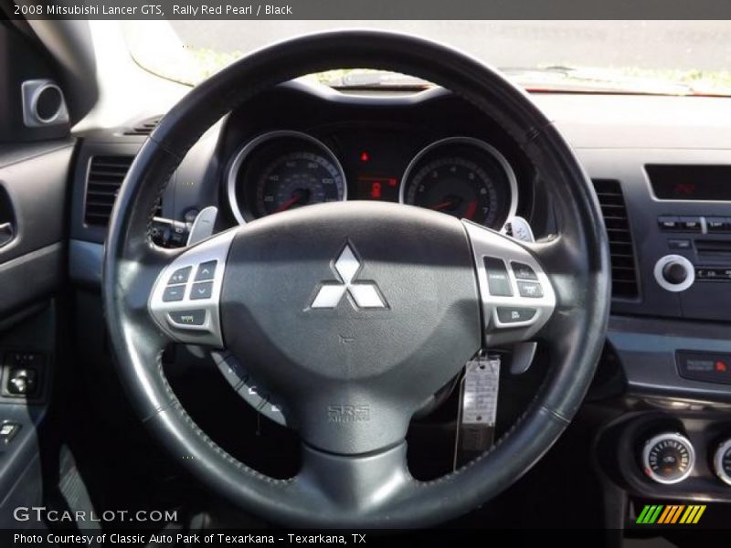 Rally Red Pearl / Black 2008 Mitsubishi Lancer GTS