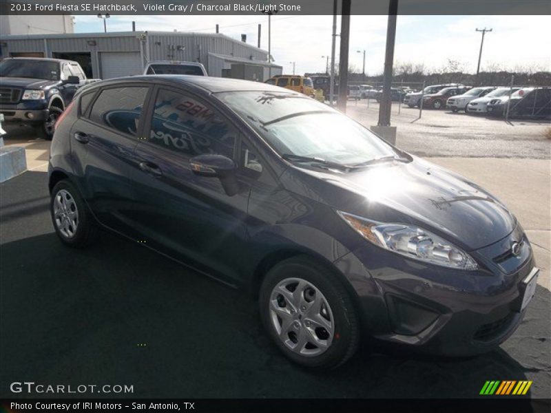 Violet Gray / Charcoal Black/Light Stone 2013 Ford Fiesta SE Hatchback