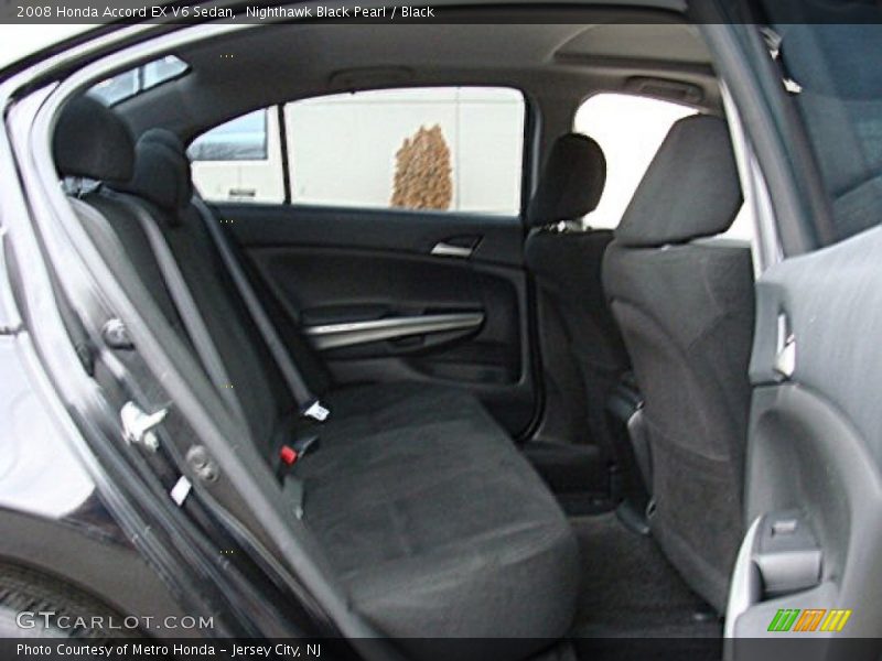 Nighthawk Black Pearl / Black 2008 Honda Accord EX V6 Sedan