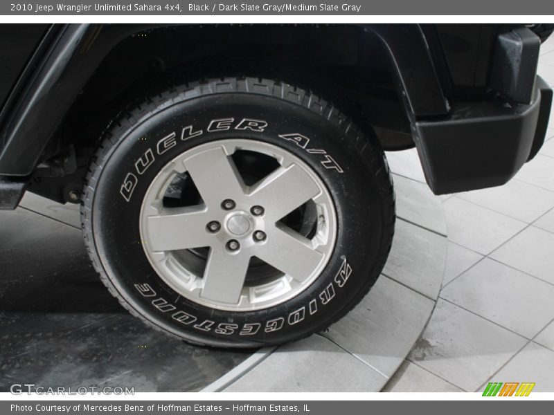 Black / Dark Slate Gray/Medium Slate Gray 2010 Jeep Wrangler Unlimited Sahara 4x4