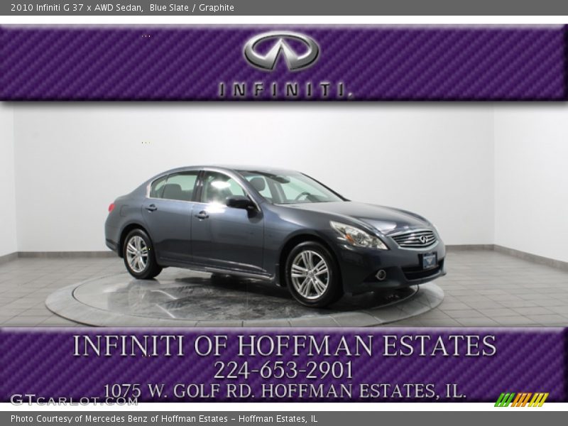 Blue Slate / Graphite 2010 Infiniti G 37 x AWD Sedan