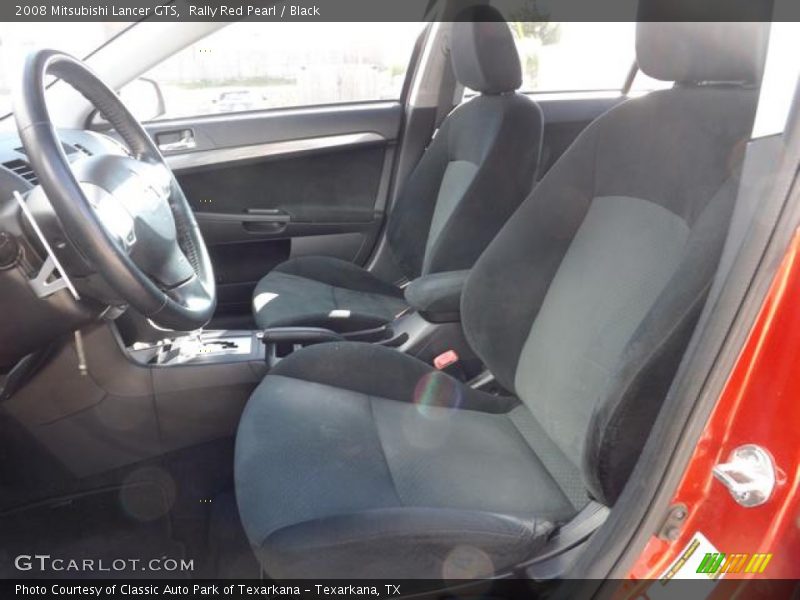 Rally Red Pearl / Black 2008 Mitsubishi Lancer GTS