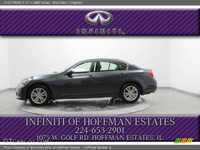 Blue Slate / Graphite 2010 Infiniti G 37 x AWD Sedan