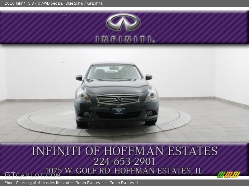 Blue Slate / Graphite 2010 Infiniti G 37 x AWD Sedan