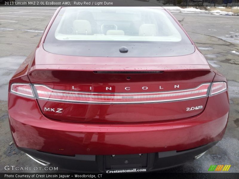 Ruby Red / Light Dune 2013 Lincoln MKZ 2.0L EcoBoost AWD