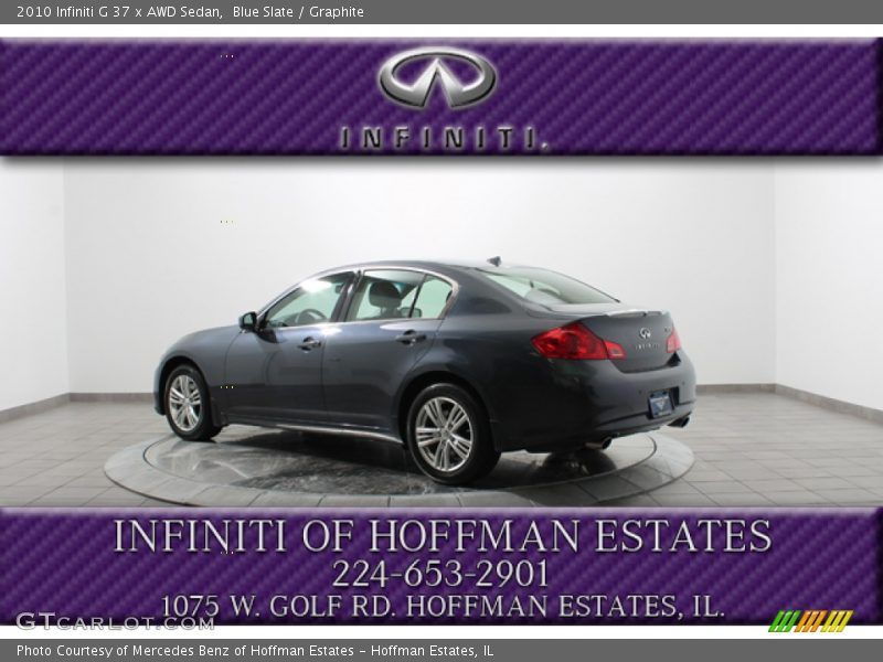 Blue Slate / Graphite 2010 Infiniti G 37 x AWD Sedan