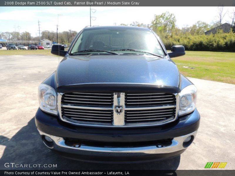 Patriot Blue Pearl / Medium Slate Gray 2008 Dodge Ram 2500 SLT Quad Cab
