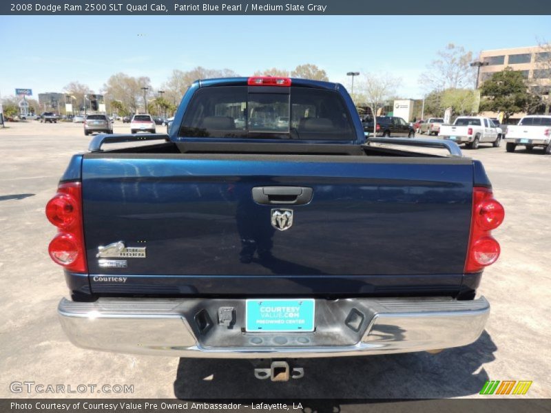 Patriot Blue Pearl / Medium Slate Gray 2008 Dodge Ram 2500 SLT Quad Cab
