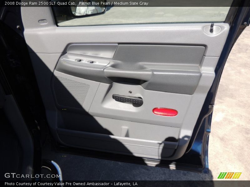 Patriot Blue Pearl / Medium Slate Gray 2008 Dodge Ram 2500 SLT Quad Cab