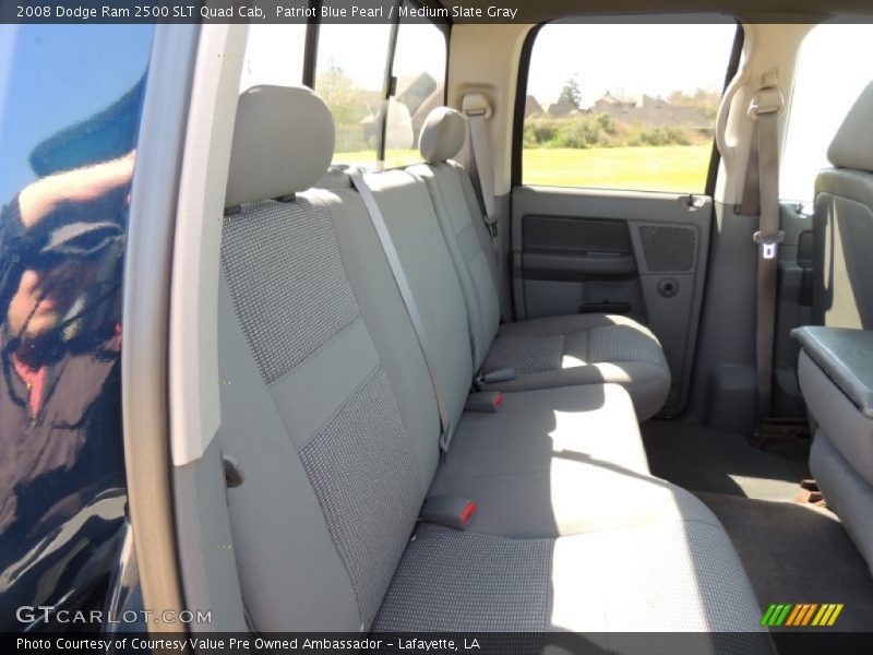 Patriot Blue Pearl / Medium Slate Gray 2008 Dodge Ram 2500 SLT Quad Cab