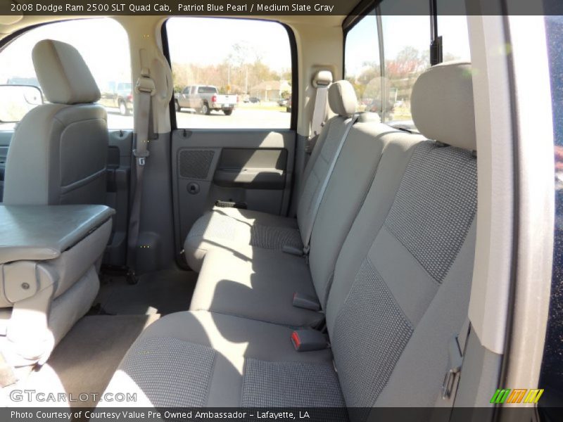Patriot Blue Pearl / Medium Slate Gray 2008 Dodge Ram 2500 SLT Quad Cab