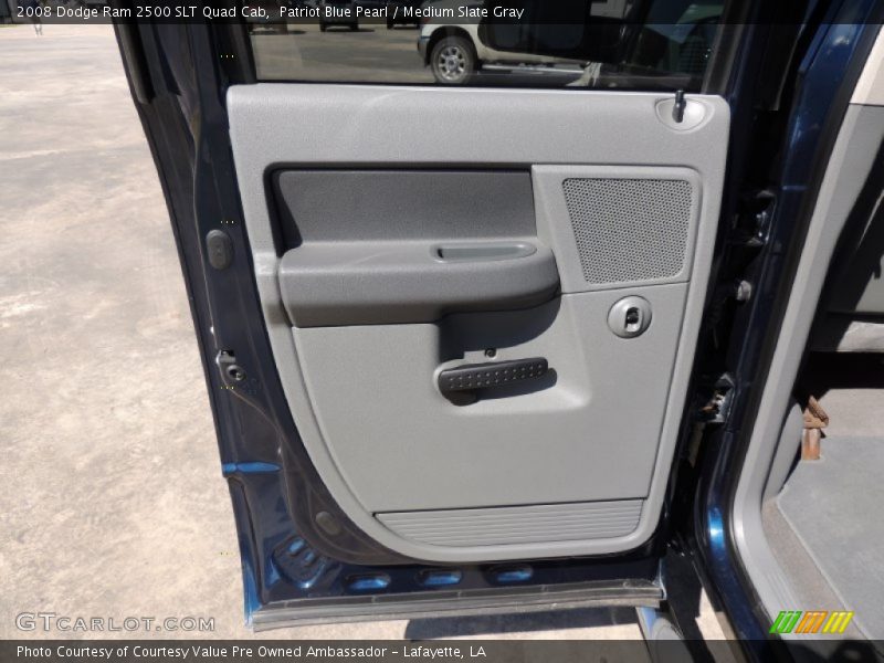 Patriot Blue Pearl / Medium Slate Gray 2008 Dodge Ram 2500 SLT Quad Cab
