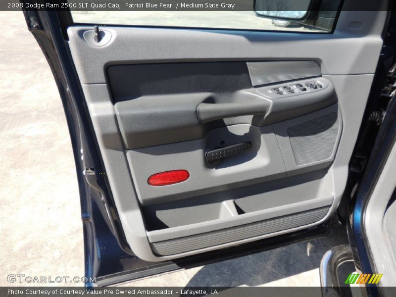Patriot Blue Pearl / Medium Slate Gray 2008 Dodge Ram 2500 SLT Quad Cab