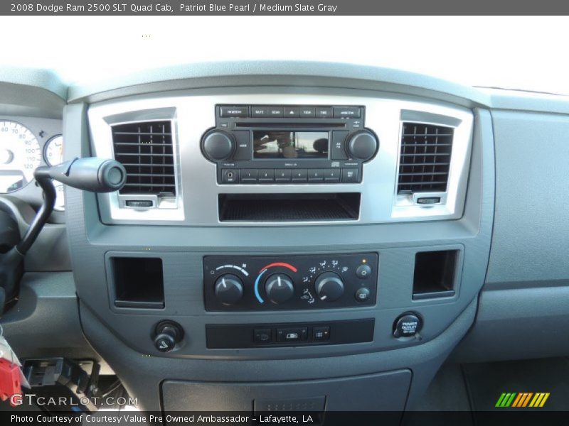 Patriot Blue Pearl / Medium Slate Gray 2008 Dodge Ram 2500 SLT Quad Cab
