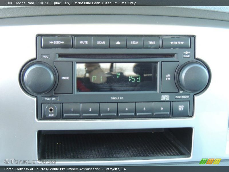 Patriot Blue Pearl / Medium Slate Gray 2008 Dodge Ram 2500 SLT Quad Cab