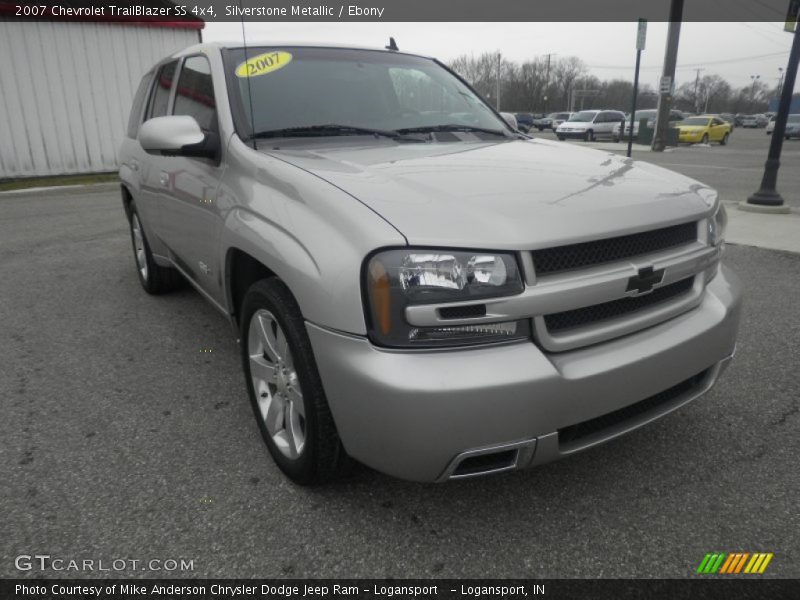 Silverstone Metallic / Ebony 2007 Chevrolet TrailBlazer SS 4x4