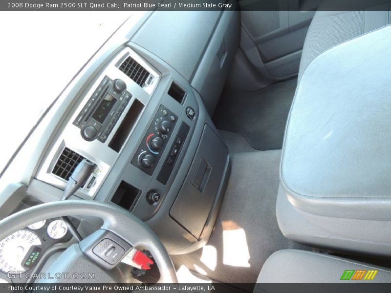 Patriot Blue Pearl / Medium Slate Gray 2008 Dodge Ram 2500 SLT Quad Cab