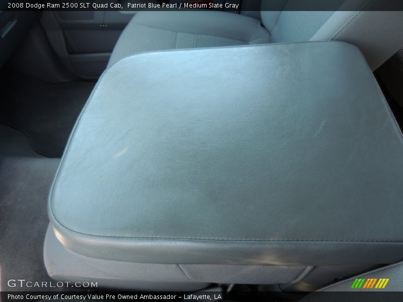 Patriot Blue Pearl / Medium Slate Gray 2008 Dodge Ram 2500 SLT Quad Cab