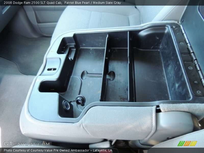 Patriot Blue Pearl / Medium Slate Gray 2008 Dodge Ram 2500 SLT Quad Cab