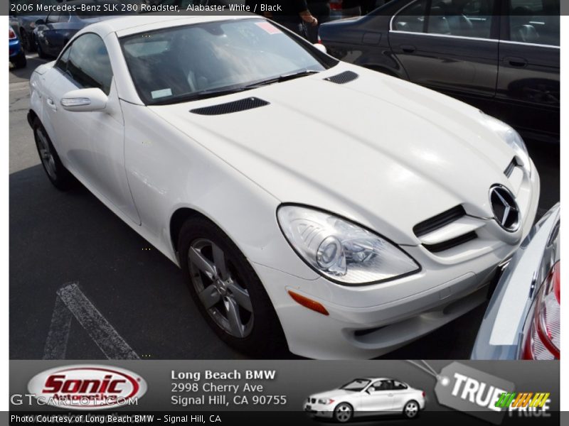 Alabaster White / Black 2006 Mercedes-Benz SLK 280 Roadster