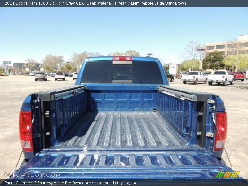 Deep Water Blue Pearl / Light Pebble Beige/Bark Brown 2011 Dodge Ram 1500 Big Horn Crew Cab