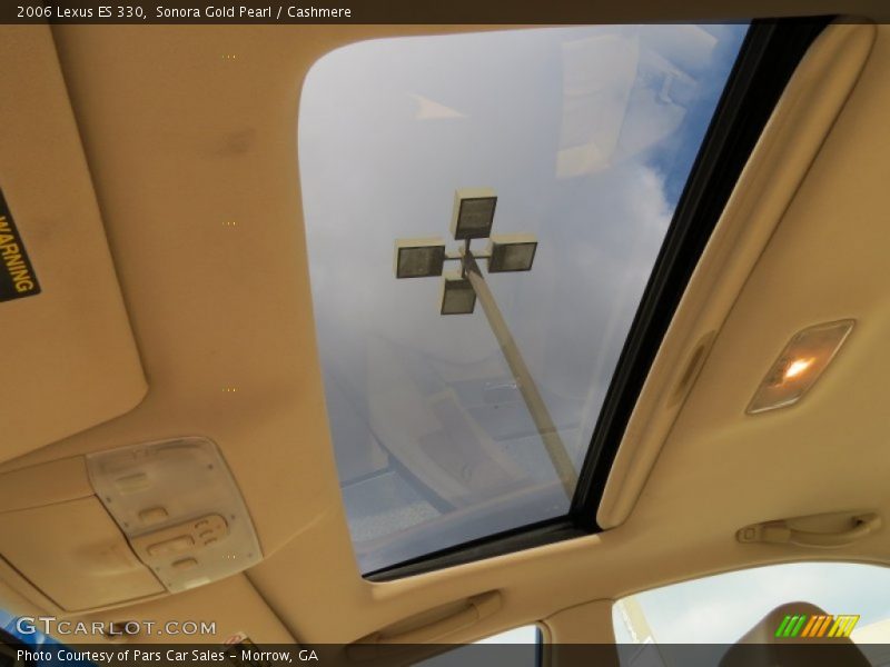 Sunroof of 2006 ES 330
