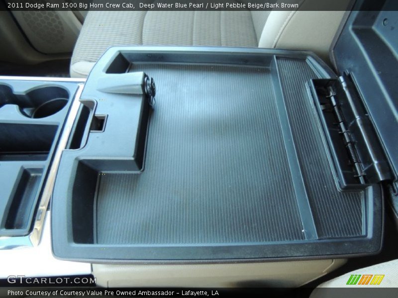 Deep Water Blue Pearl / Light Pebble Beige/Bark Brown 2011 Dodge Ram 1500 Big Horn Crew Cab