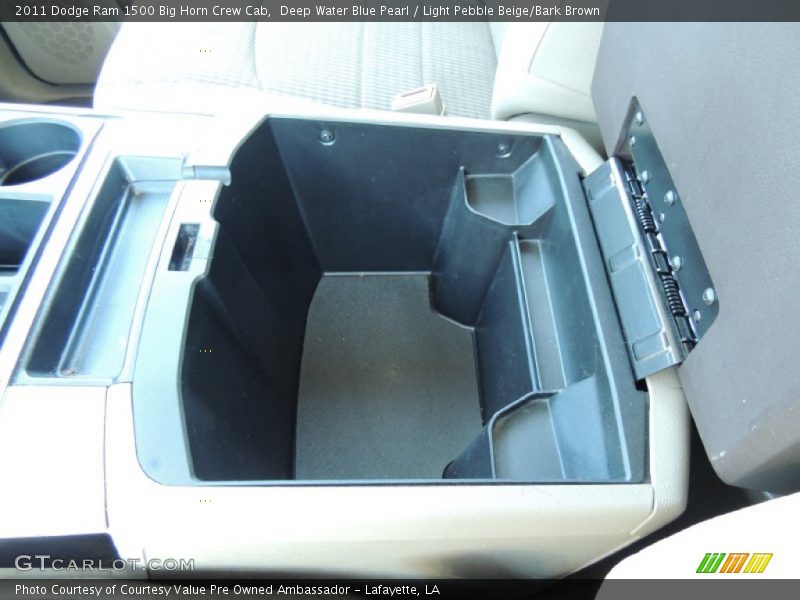 Deep Water Blue Pearl / Light Pebble Beige/Bark Brown 2011 Dodge Ram 1500 Big Horn Crew Cab