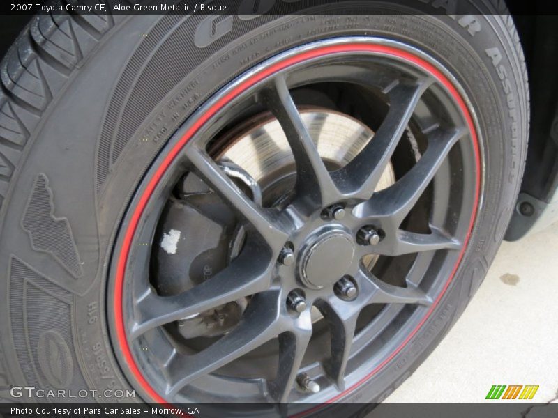 Aloe Green Metallic / Bisque 2007 Toyota Camry CE