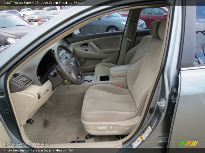Aloe Green Metallic / Bisque 2007 Toyota Camry CE