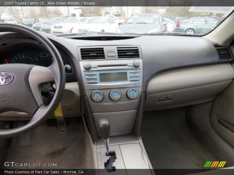 Aloe Green Metallic / Bisque 2007 Toyota Camry CE