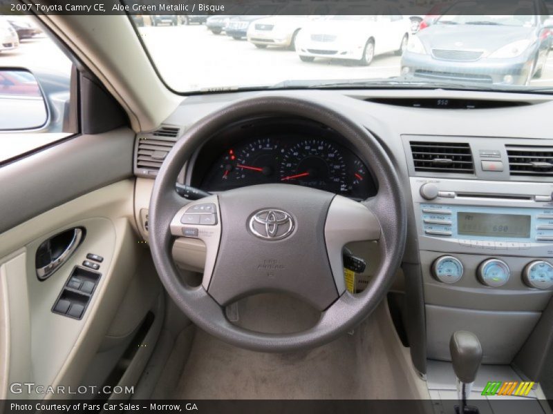 Aloe Green Metallic / Bisque 2007 Toyota Camry CE
