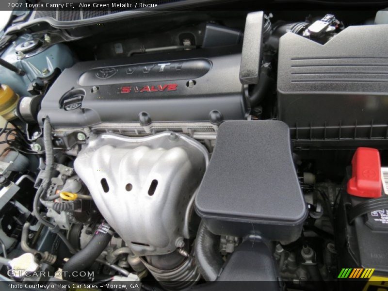 Aloe Green Metallic / Bisque 2007 Toyota Camry CE