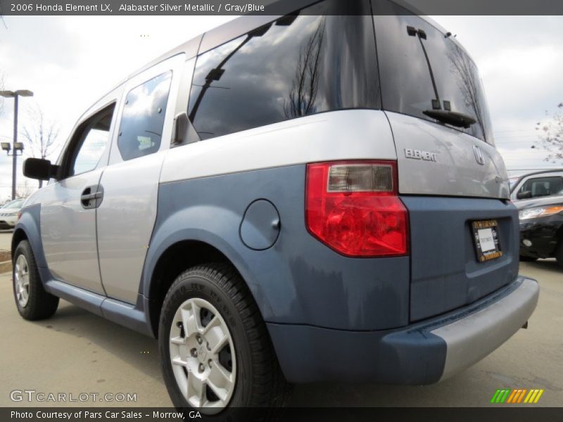 Alabaster Silver Metallic / Gray/Blue 2006 Honda Element LX