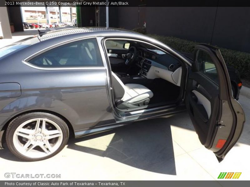 Steel Grey Metallic / Ash/Black 2013 Mercedes-Benz C 250 Coupe