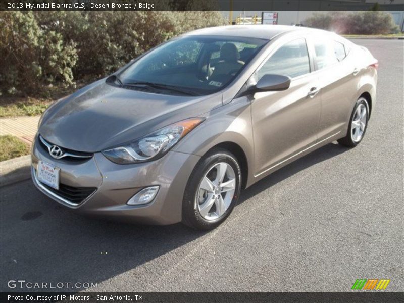 Desert Bronze / Beige 2013 Hyundai Elantra GLS