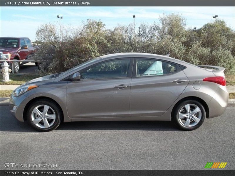 Desert Bronze / Beige 2013 Hyundai Elantra GLS