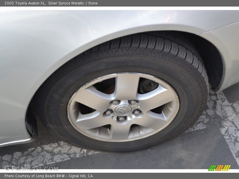 Silver Spruce Metallic / Stone 2003 Toyota Avalon XL