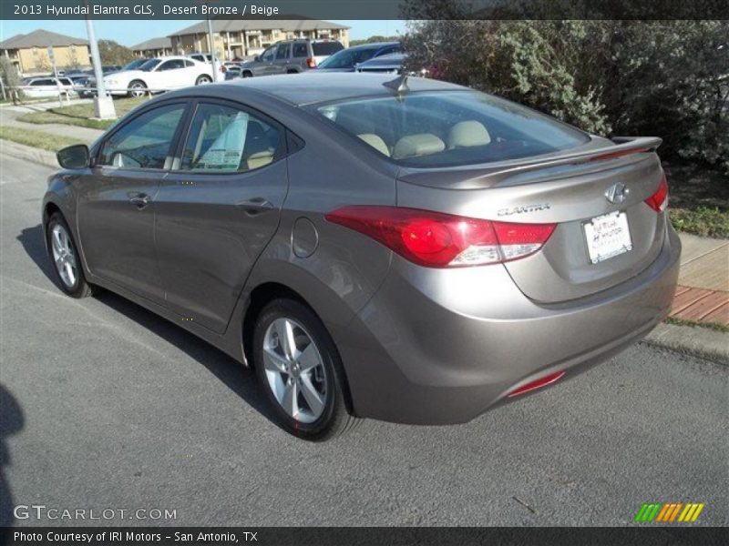 Desert Bronze / Beige 2013 Hyundai Elantra GLS
